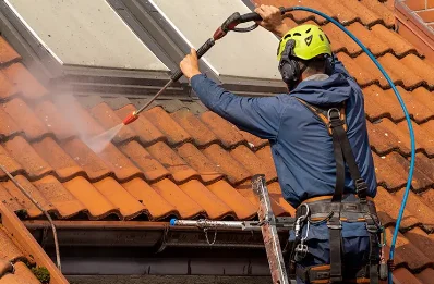 Démoussage et hydrofuge de toiture à Auberchicourt